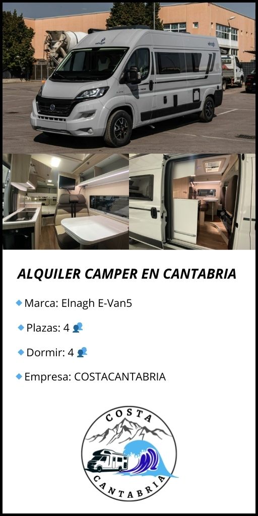 alquiler furgoneta camper en Cantabria